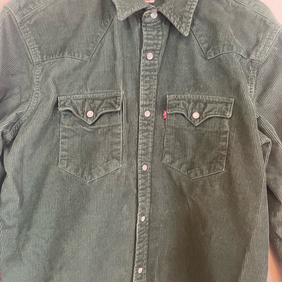 Vintage Levi's 90s  Y2K Men's  Corduroy Shirt - Picture 3 of 11